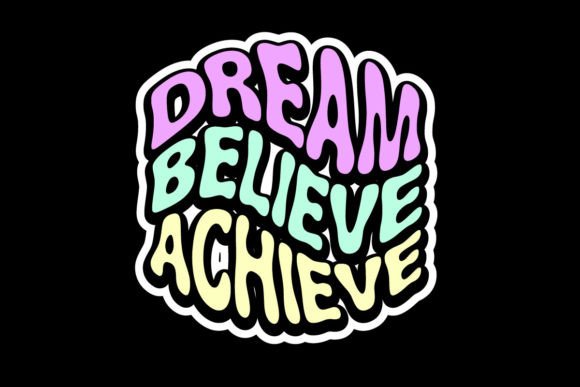 Dream Believe Archive Graphic Tee Design: Aesthetic Streetwear