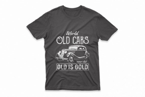 Old Car T-shirt Design Vector Graphic: A Designer's Asset