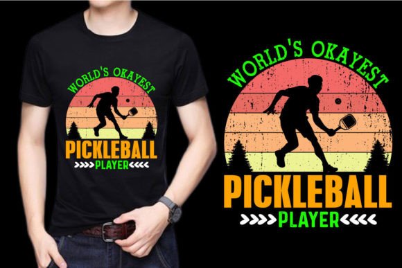 Pickleball Game Vintage T-shirt Graphic: A Designer’s Asset