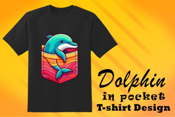 Pocket Dog Lover Graphic T-Shirt: A Designer's Asset