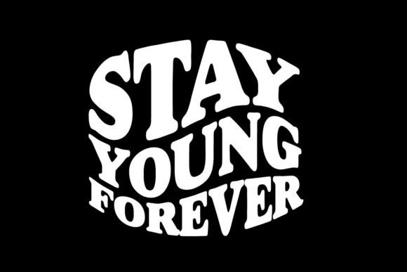 Stay Young Forever Graphic Tee: Vintage Charm for Modern Brands