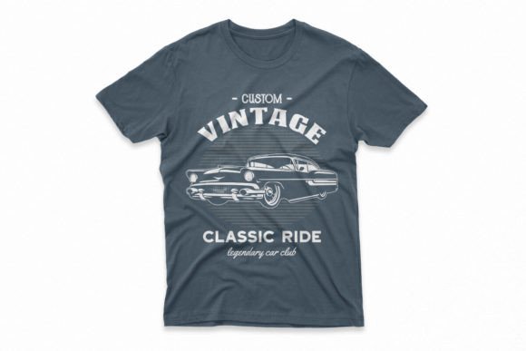 Timeless Style: The Vintage Classic Car Tee Shirt Graphic